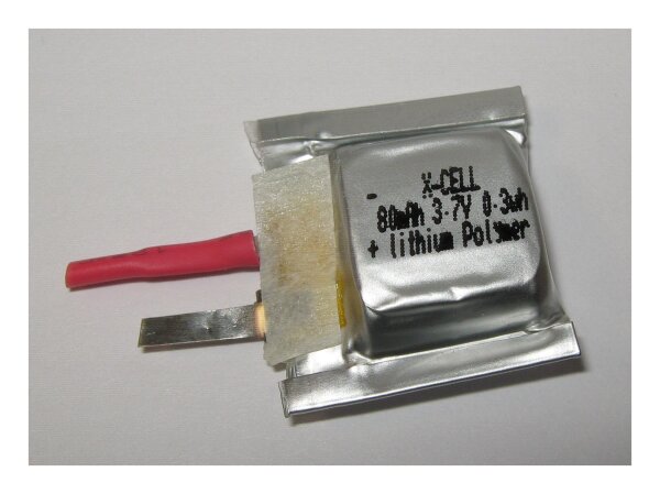 XCell Zelle 3,7V / 70mAh - 15 C - 1S1P , ECO Platine