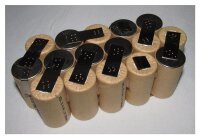 Akkupack für King Craft KCDB-1920 / CDA6018 - 19,2 Volt Ni-MH zum Selbsteinbau