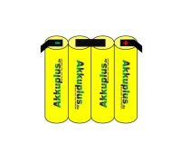 Akkupack - F1x4 (4er Reihe) - Mignon AA - 4,8 Volt...