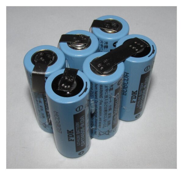 Batteriepack für Autotelefon Nokia / Audi 6CR17450E-R - 18 Volt 2400mAh Lithium zum Selbsteinbau