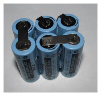 Batteriepack für Autotelefon Nokia / Audi 6CR17450E-R - 18 Volt 2400mAh Lithium zum Selbsteinbau