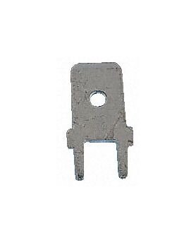 Keystone - 1287 - 6.35mm Vertical Terminal - 0,250" (6,35mm) Schnellanschluss Stecker Lötverbindung Steckverbinder Nicht isoliert