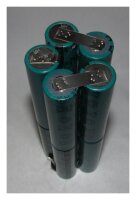 Akkupack für TREBLE-LIGHT MX40 / MX6 pro 50 - 12 Volt Ni-MH zum Selbsteinbau
