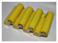 Akkupack für QUANTUM TURBO SC / 8HR-AAU - 9,6 Volt...