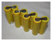 Akkupack für QUANTUM TURBO SC / 8HR-AAU - 9,6 Volt zum Selbsteinbau