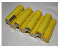 Akkupack für QUANTUM TURBO SC / 8HR-AAU - 9,6 Volt zum Selbsteinbau