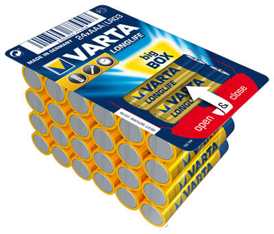 Varta - Longlife - LR03 / AAA (Micro) - 1,5 Volt AlMn - 24er Box
