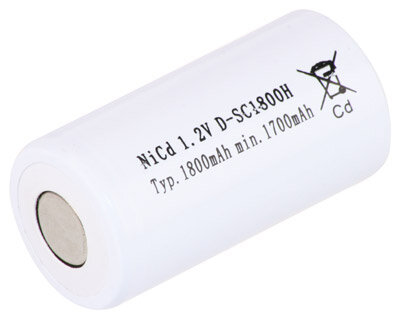 Mexcel - D-SC1800H - Sub C - 1,2 Volt 1800mAh Ni-CD - Hochtemperatur