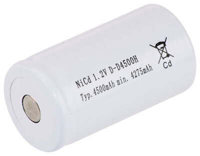 Mexcel - D-SD4500H - Mono D - 1,2 Volt 4500mAh Ni-CD - Hochtemperaturzelle