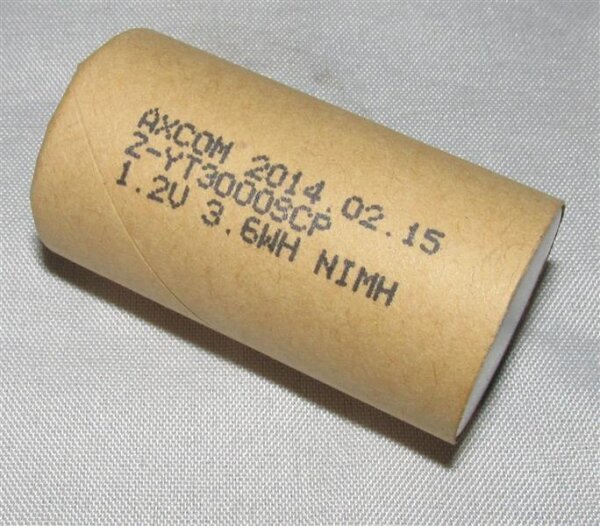 Axcom - Z-YT3000SCP / SC3000 - Sub C - 1,2 Volt 3000mAh Ni-MH - Highpower