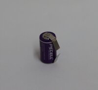 Pufferbatterie für Siemens Simatic S5-90U, S7-300 / Omron CPM2A-BAT01 - 3,6 Volt 1200mAh Lithium