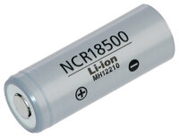 Panasonic - NCR18500A - 3,6 Volt 2040mAh Li-Ion