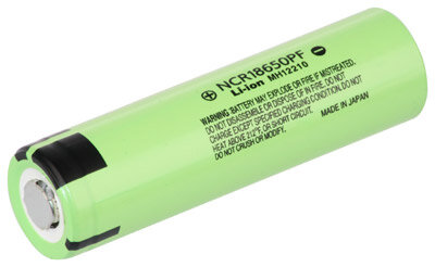 Panasonic - NCR-18650PF - 3,6 Volt 2900mAh Li-Ion [LiNiCoAlO²]