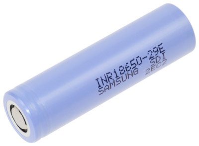 Samsung - INR18650-29E - 3,6 Volt 2850mAh Li-Ion [LiNiMnCoO2]