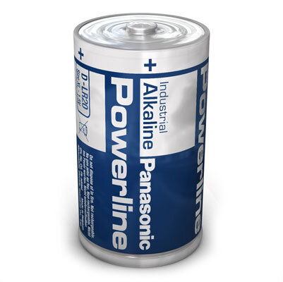 Panasonic - Powerline LR20 - Mono D - 1,5 Volt - AlMn - lose