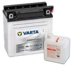 Varta - Powersports Freshpack - 12N9-4B-1 / YB9-B - 12 Volt 9000mAh Pb