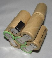 Akkupack für Bosch 2607335529 / 2607335539 - 9,6 Volt zum Selbsteinbau