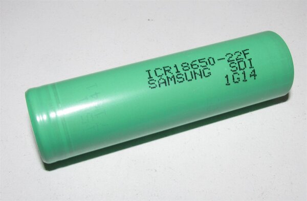 Samsung - ICR18650-22F - 3,7 Volt 2200mAh Li-Ion