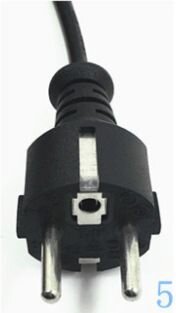 Stecker-Typ E+F (CEE 7/7)