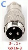 GX16-3 [3- / 1+]