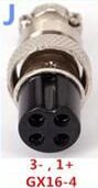 GX16-4 [3- / 1+]
